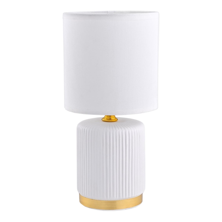 Zuma Line - Stolna lampa 1xE14/40W/230V bijela/zlatna