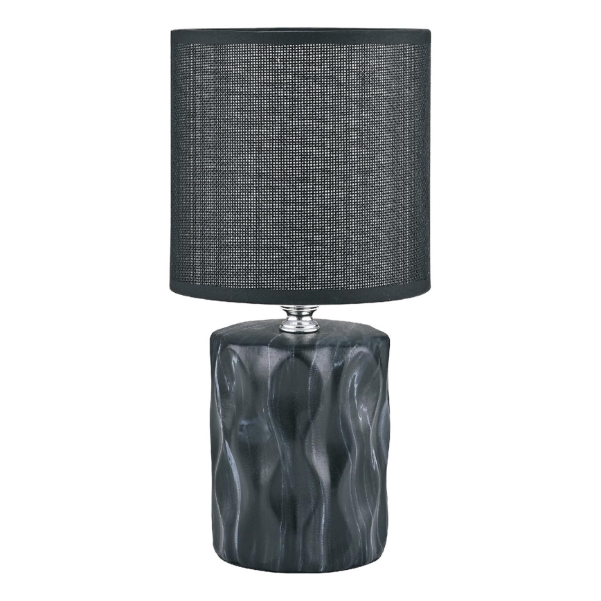 Zuma Line - Stolna lampa 1xE14/40W/230V crna/dekor mramora
