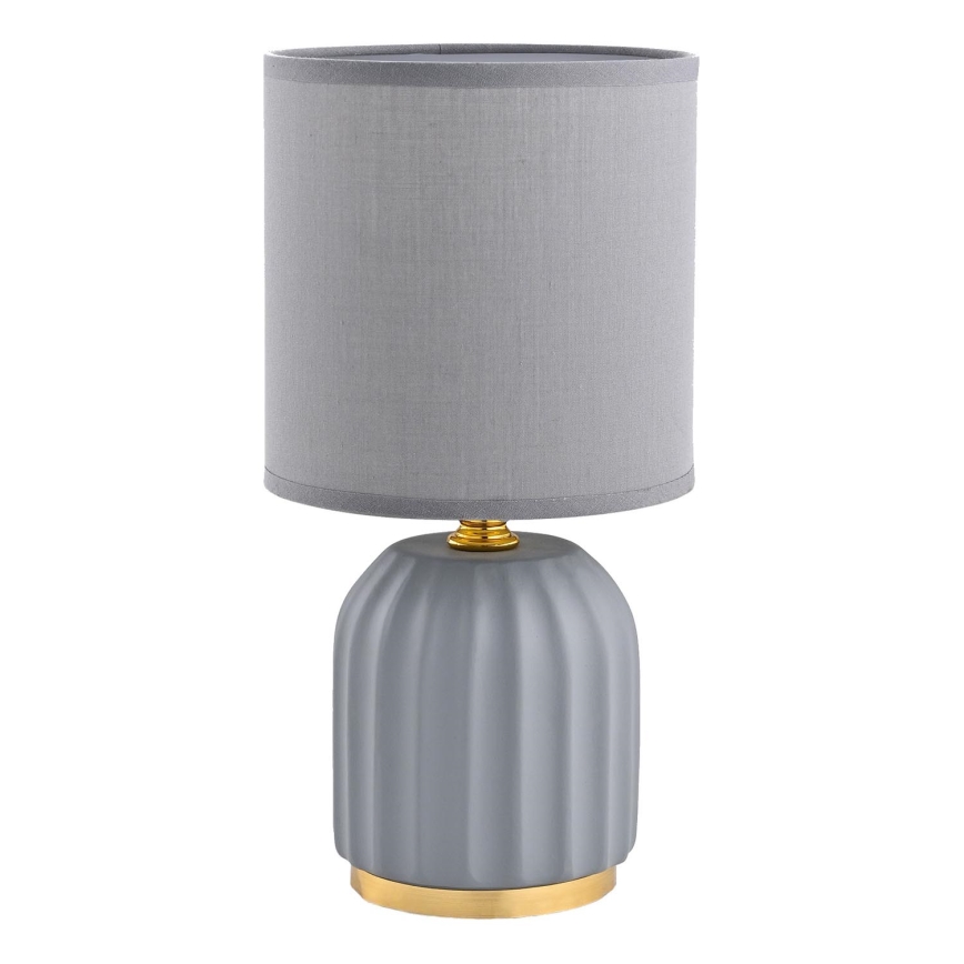 Zuma Line - Stolna lampa 1xE14/40W/230V siva/zlatna