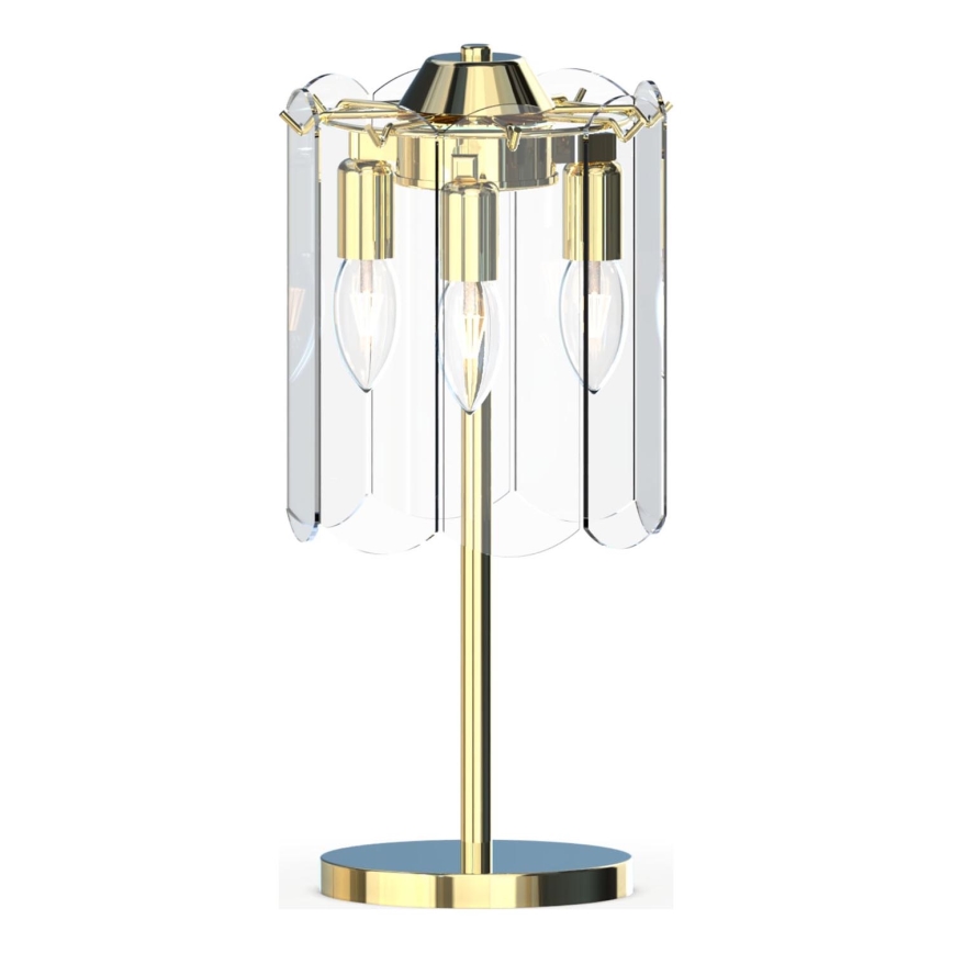 Zuma Line - Stolna lampa 3xE14/40W/230V zlatna