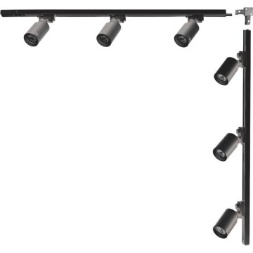 Zuma Line - Ugradbena svjetiljka u sustavu 6xGU10/35W/230V crna