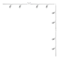 Zuma Line - Ugradna lampa u sustavu 8xGU10/35W/230V bijela
