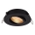 Zuma Line - Ugradno stropno svjetlo 1xGU10/50W/230V crno