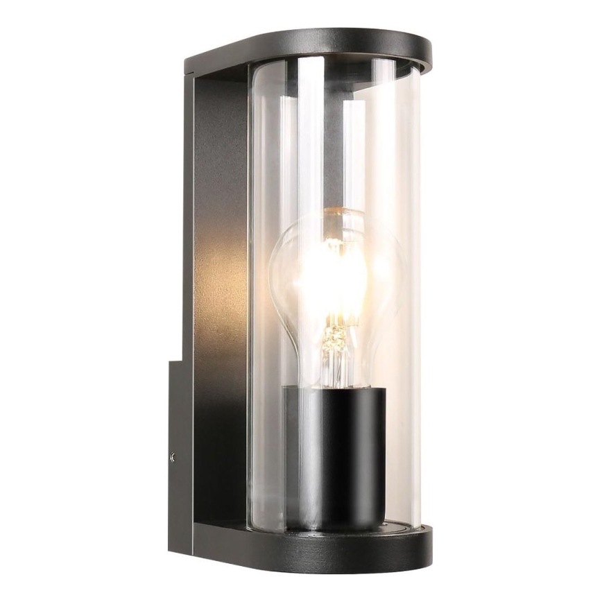 Zuma Line - Vanjska zidna svjetiljka 1xE27/60W/230V IP44 crna
