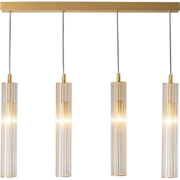 Zuma Line - Viseći luster na sajli 4xE14/7W/230V zlatni