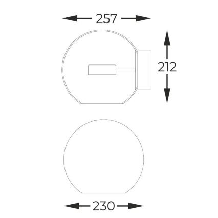 Zuma Line - LED Zidna svjetiljka LED/5W/230V sjajni krom