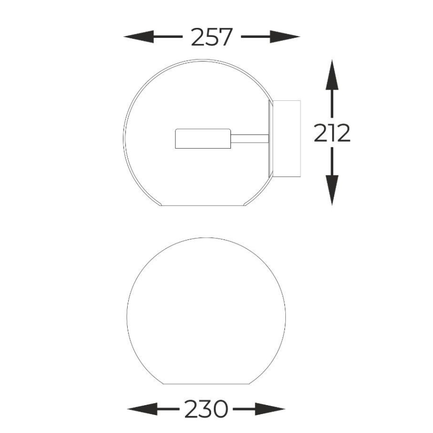 Zuma Line - LED Zidna svjetiljka LED/5W/230V sjajni krom