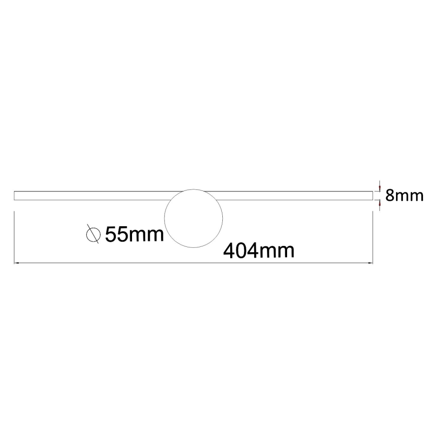 Zuma Line - LED Rasvjeta za ogledalo u kupaonici LED/6W/230V 40 cm IP44 sjajni krom
