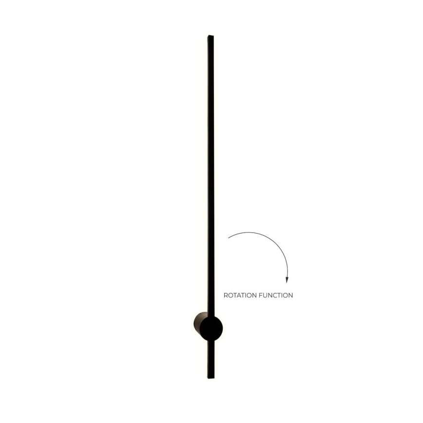 Zuma Line - LED Zidna svjetiljka LED/12W/230V 90 cm crna
