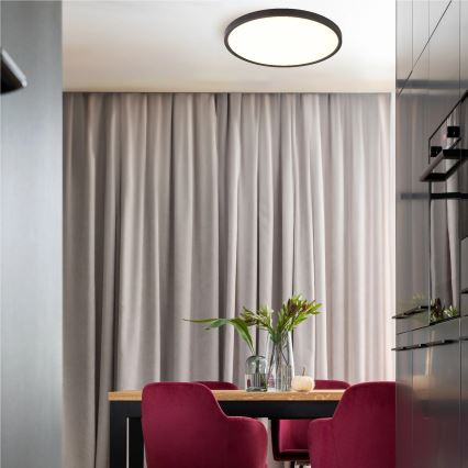 Zuma Line - LED stropna svjetiljka CAMI LED/48W/230V 3000/4000/6000K Ø 60 cm crna