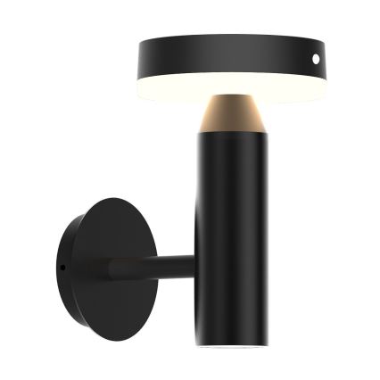 Zuma Line - LED Solarna zidna lampa sa senzorom za pokret i dan/noć LED/4,5W/2000 mAh IP44 crna