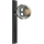 Zuma Line - Zidna svjetiljka 1xG9/8W/230V crna/zadimljena crna